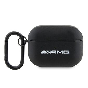 AMG AMAP2SLWK AirPods Pro 2 -kansi musta/musta nahkavalkoinen logo