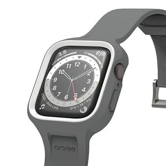 Araree suojakuori paskiem Duple Pro Apple Watchille 40/41mm harmaa/gray AR70-01867C