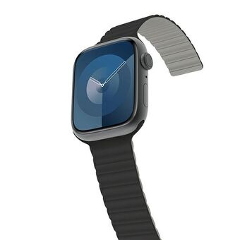 Araree pasek Silicone Link Apple Watch 42/44/45/49mm czarno-szary/musta-harmaa AR70-01907A