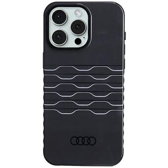Audi IML MagSafe -kotelo iPhone 15 Pro Max 6,7" musta kovakuorinen kotelo AU-IMLMIP15PM-A6/D3-BK