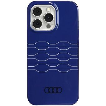 Audi IML MagSafe -suojakuori iPhone 13 Pro / 13 6.1" sininen/navy blue (kova kuori) AU-IMLMIP13P-A6/D3-BE