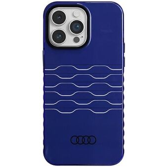 Audi IML MagSafe -kotelo iPhone 14 Pro Max 6,7 tuumaa, sininen/navy blue kovamuovi, AU-IMLMIP14PM-A6/D3-BE