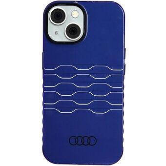 Audi IML MagSafe -kuori iPhone 15 / 14 / 13 6.1" niebieski/navy blue hardcase AU-IMLMIP15-A6/D3-BE