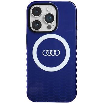 Audi IML ison logon MagSafe-kotelo iPhone 14 Pro 6.1" niebieski/navy blue hardcase AU-IMLMIP14P-Q5/D2-BE