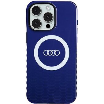 Audi IML Big Logo MagSafe -kotelo iPhone 15 Pro Max 6.7": lle, sininen/königsblau kovakotelo AU-IMLMIP15PM-Q5/D2-BE
