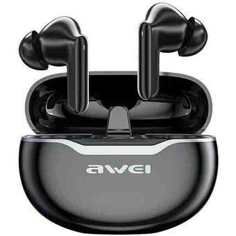AWEI Bluetooth 5.3 T50 Pro TWS-kuulokkeet + telakointiasema musta