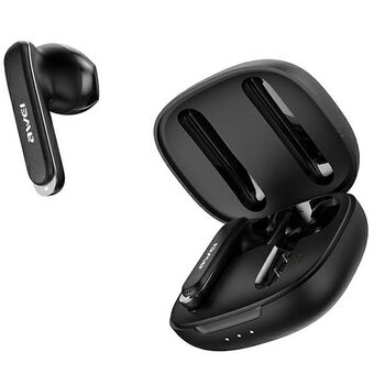 AWEI Bluetooth 5.3 T66 TWS kuulokkeet + telakointiasema musta/musta