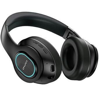 AWEI on-ear Bluetooth-kuulokkeet A100BL musta/musta