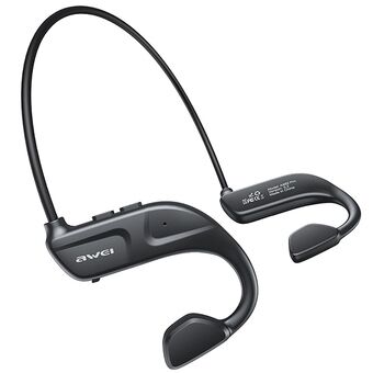 AWEI Bluetooth 5.2 Sports Headphones A889 Pro musta/musta