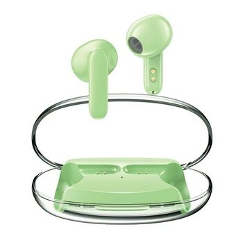 AWEI Bluetooth 5.3 T85 ENC TWS -kuulokkeet + telakoitumisasema vihreä/green