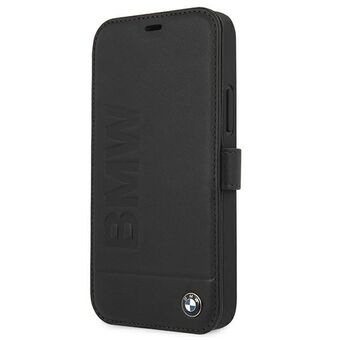 Etui BMW BMFLBKP12SSLLBK iPhone 12 mini 5,4" - musta/black book Signature