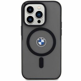 Kotelo BMW BMHMP14MDSLK iPhone 14 Plus 6,7" musta/musta kovakotelo Signature MagSafe