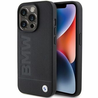 BMW BMHCP15LSLLBK iPhone 15 Pro 6.1" musta mustepräntillä