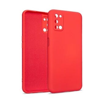 Beline Case Silicone Oppo A52 / A72 punainen / punainen