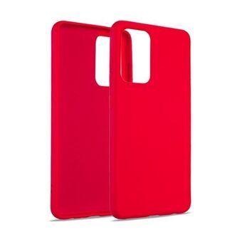 Beline Case Silicone Samsung S21 + punainen / punainen