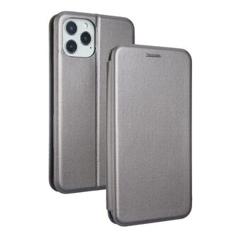 Beline Book Magnetic Case iPhone 12/12 Pro 6,1" teräs/teräs