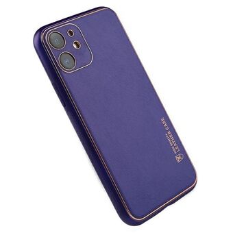 Beline nahkakotelo iPhone 12 violetti/violetti