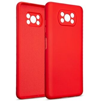Beline Case Silicone Xiaomi Poco X3 punainen / punainen