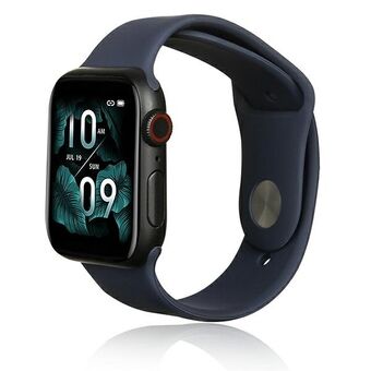 Beline Apple Watch silikoniranneke 38/40/41mm sininen/sininen