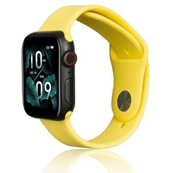Béline pasek Apple Watch -silikoni 42/44/45/49mm keltainen