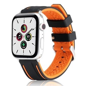 Beline Apple Watch Solid Silicone ranneke 42/44/45/49 mm oranssi/musta oranssi/musta