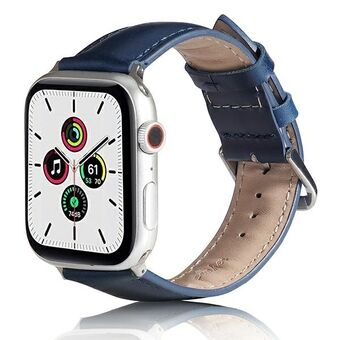 Beline Apple Watch nahkaranneke 38/40/41mm sininen/sininen