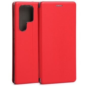 Beline Book Magnetic Case Samsung S23 Ultra S918 punainen/punainen