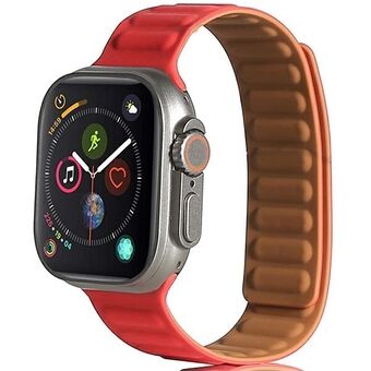 Beline Apple Watch Magneettinen ranneke 42/44/45/49mm punainen/punainen
