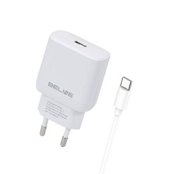 Beline Ład. siec. 1x USB-C 25W + kabel USB-C biała /white PD 3.0 BLNCW25C GaN. 

Beline-laturi, seinäpistoke, 1x USB-C 25W + USB-C-kaapeli, valkoinen PD 3.0 BLNCW25C GaN.