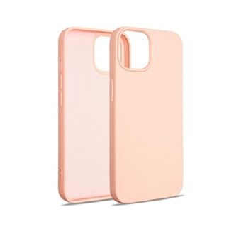 Beline Etui Silikoni iPhone 15 6,1 tuumaa, vaaleanpunaisen kultainen/rosegold