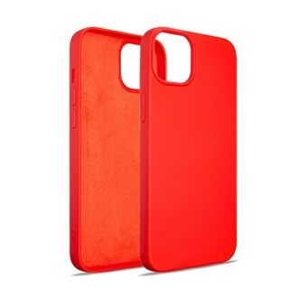 Beline Etui Silikoni iPhone 15 Plus 6,7" punainen