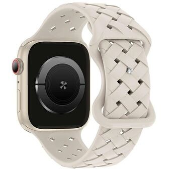Beline pasek Apple Watch Silikonipunos 42/44/45/49mm beige /starlight-laatikko