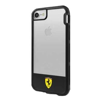 Ferrari Hardcase FEHCP7BISBK iPhone 7/8 / SE 2020 / SE 2022 läpinäkyvä musta
