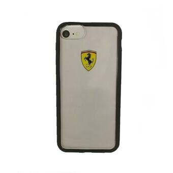 Ferrari Hardcase FEHCRFP7BK iPhone 7/8 / SE 2020 / SE 2022 läpinäkyvä / musta