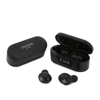 Guess GUTWST31EK TWS Bluetooth-kuulokkeet + telakointiasema musta/musta