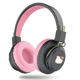 Hei Kitty Bluetooth-kuulokkeet HKBH9KHLMP, vaaleanpunaiset/metallogonilla.