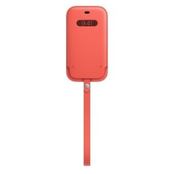 Apple MHYA3ZM / iPhone 12/12 Pro MagSafe pinkki / pinkki nahkakotelo