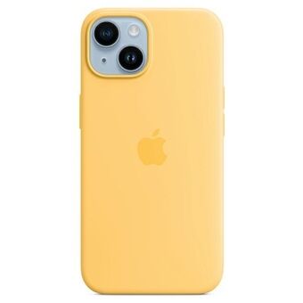 Apple MPT23ZM/A iPhone 14 6,1" MagSafe Keltainen/sunglow silikonikotelo