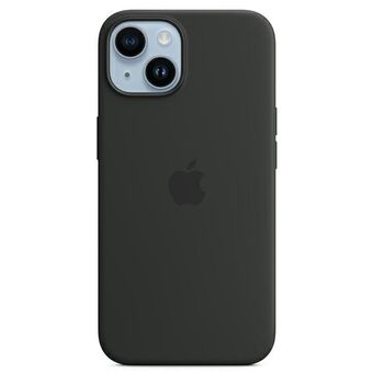 Apple MPT33ZM/A iPhone 14 Plus 6,7" MagSafe musta/midnight silikonikotelo