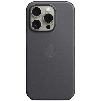 Etui Apple MT4H3ZM/A iPhone 15 Pro 6.1" MagSafe musta FineWoven Case