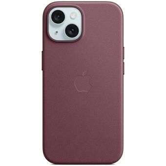 Etui Apple MT3E3ZM/A iPhone 15 6.1" MagSafe punainen mulperi FeinWoven suojakuori.