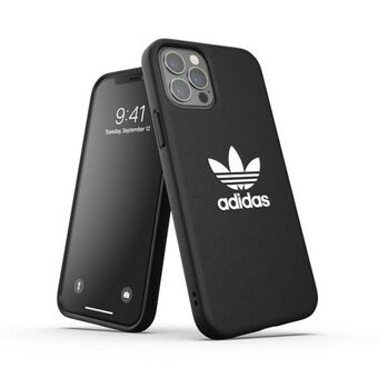 Adidas TAI Muotoiltu kotelo BASIC iPhone 12 / iPhone 12 Pro mustavalkoinen 