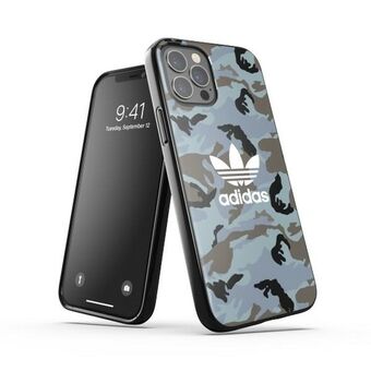 Adidas TAI SnapCase Camo iPhone 12/12 Pro sininen / musta 43702