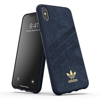 Adidas TAI muotoiltu suojakuori ULTRASuede iPhone Xs Max sininen/collegiate royal 35001