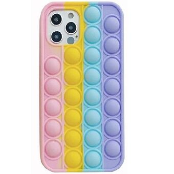 Anti Stress iPhone 12 / iPhone 12 Pro Kotelo Pinkki / Keltainen / Sininen / Violetti