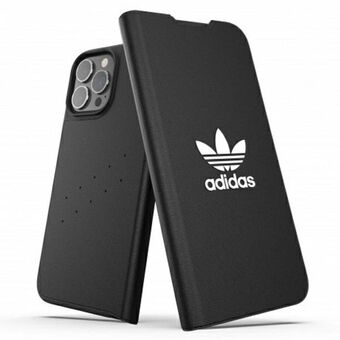 Adidas OR Booklet Case BASIC iPhone 13 Pro Max 6,7" musta valkoinen/musta valkoinen 47127