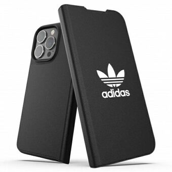 Adidas TAI Booklet Case BASIC iPhone 13 Pro / 13 6,1" musta-valkoinen 47095