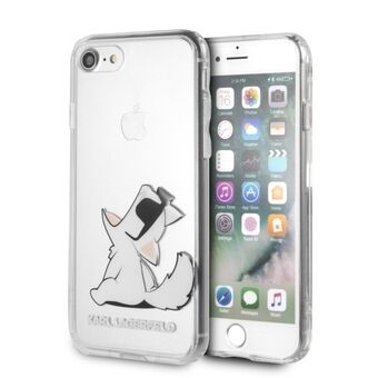Karl Lagerfeld KLHCI8CFNRC iPhone 7/8 SE 2020 / SE 2022 kovakotelo läpinäkyvä Choupette Fun