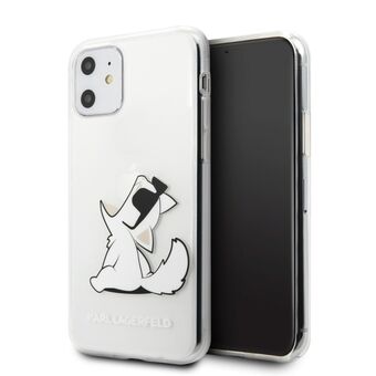 Karl Lagerfeld KLHCN61CFNRC iPhone 11 6,1"/Xr kovakotelo läpinäkyvä Choupette Fun