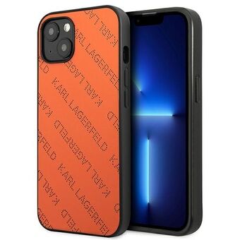 Karl Lagerfeld KLHCP13MPTLO iPhone 13 6,1" kova kotelo oranssi/oranssi rei\'itetty Allover